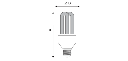 lampada compacta reta baixo fator 05